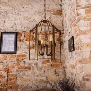 Portroe Indoor Hanging Pendant Lantern, 4-6 Light Industrial Pendant Lights Great Lighting UK Ltd